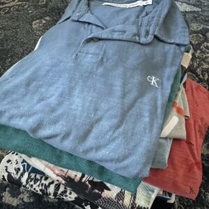 Used 14 Piece Shirts Across Various Brands - All Are Size M -Very Good Condition